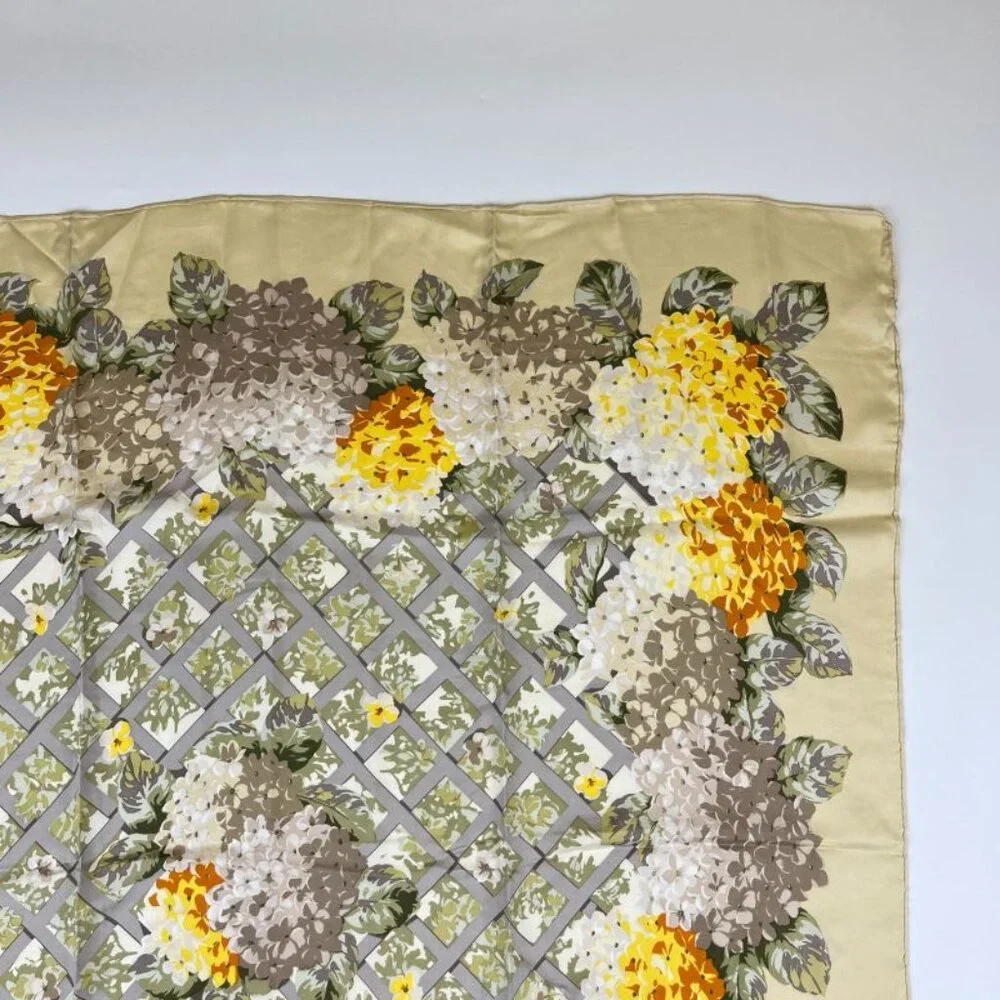 Dior Silk Scarf Multicolor Vintage